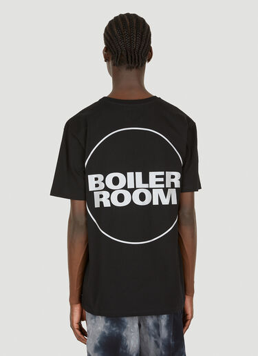 Boiler Room OGリフレクティブプリントTシャツ ブラック bor0348007