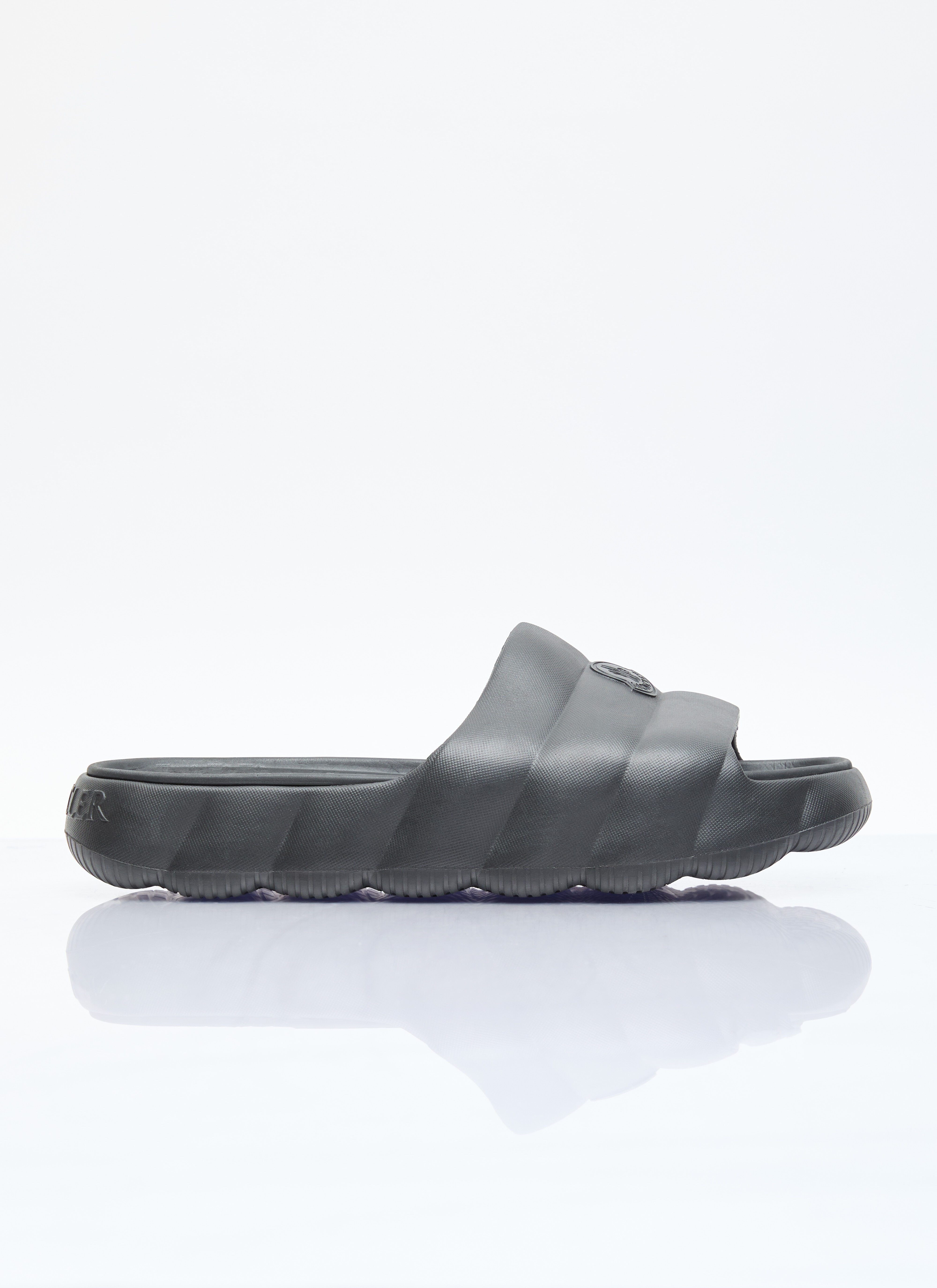 adidas SPZL Lilo Logo Patch Slides Black aos0157017