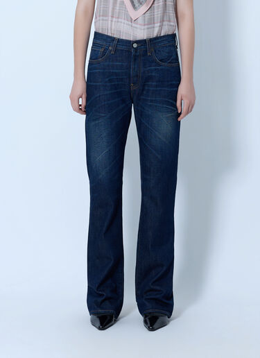 LN-CC® - Acne Studios: Regular Fit 2009F Jeans - Dark Blue Acne Studios Regular Fit 2009F Jeans Dark Blue acn0265052