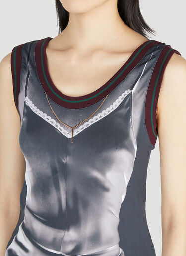 Y/Project x Jean Paul Gaultier Trompe L'Oeil Lingerie Top Dark Grey jpg0252009