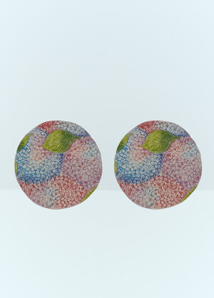 Les-Ottomans Set Of Two Ortensie Dessert Plates White wps0691391
