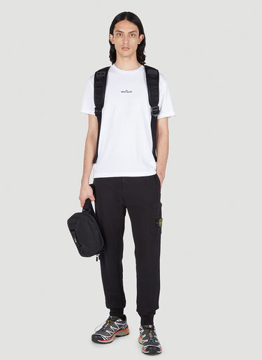 Stone Island Compass Patch Track Pants Black sto0152067