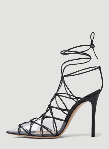 Gianvito Rossi Lace Up High Heels Black gia0250004