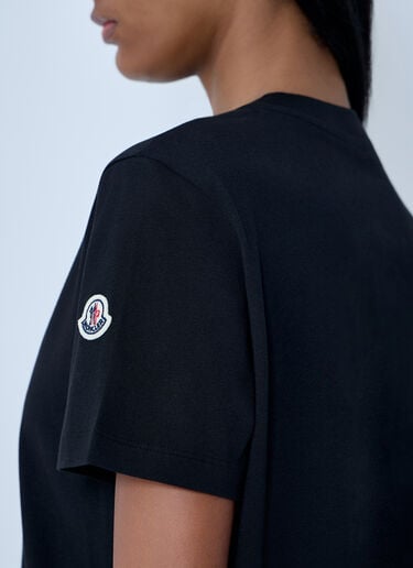 Moncler Logo Motif T-Shirt Black mon0263038