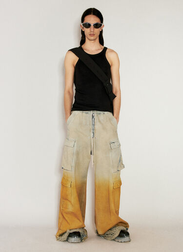 Rick Owens DRKSHDW Double Cargo Jumbo Belas Jeans Orange drk0156001