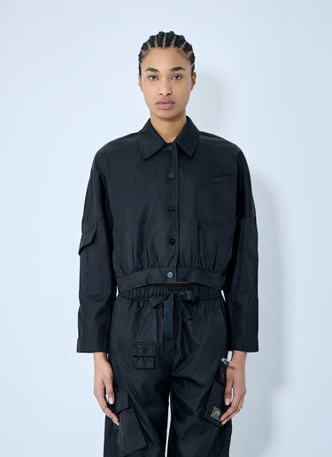 GANNI Duchesse Short Jacket Black gan0259001