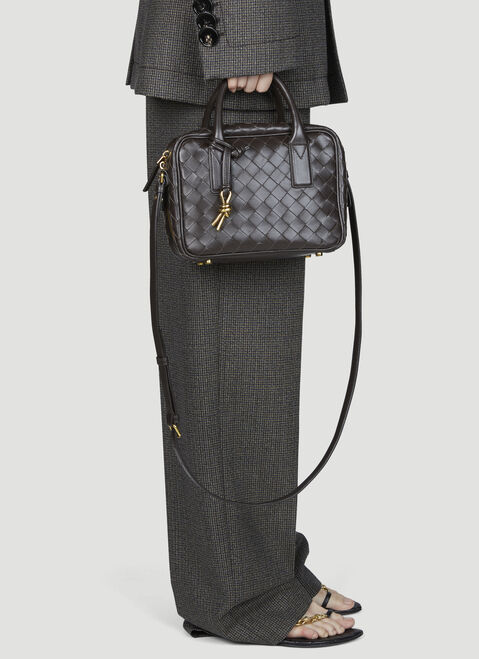 Bottega Veneta スモール ゲッタウェイ ハンドバッグ ブラウン bov0255070