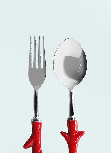 Les-Ottomans Coral Serving Set Red wps0691543