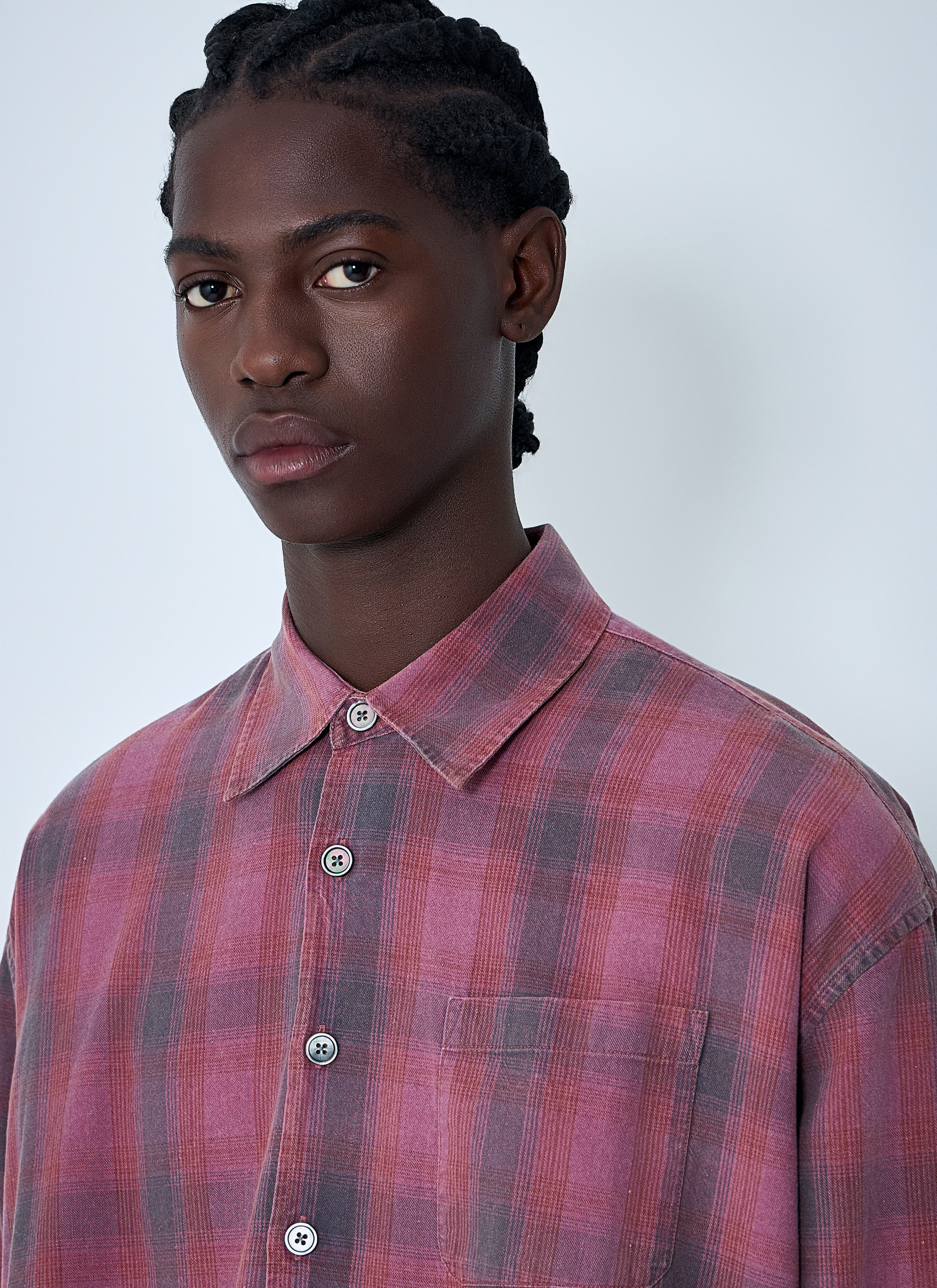 Our Legacy Men's' Borrowed Shirt in Red | LN-CC®