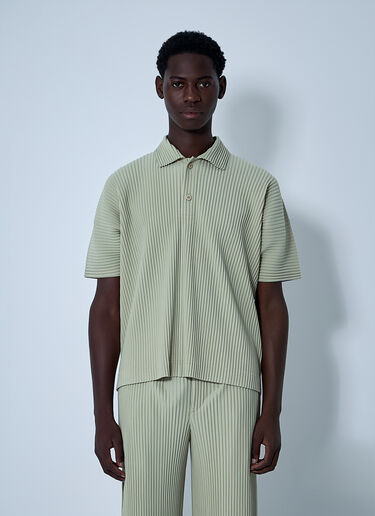 Homme Plissé Issey Miyake Pleated Shirt Green hmp0161010