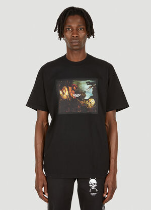 Death Cigarettes Poussin T-Shirt Blue dec0146016