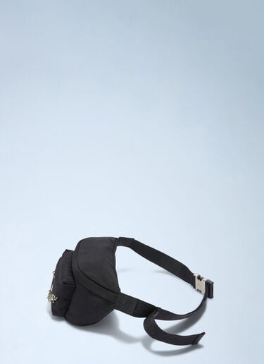Palm Angels Logo Plate Belt Bag Black pma0160037
