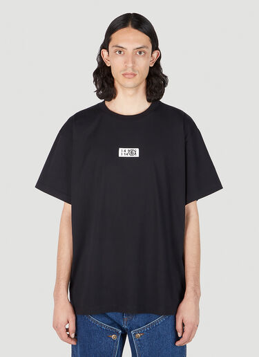 MM6 Maison Margiela Number Patch T-Shirt Black mmm0151006