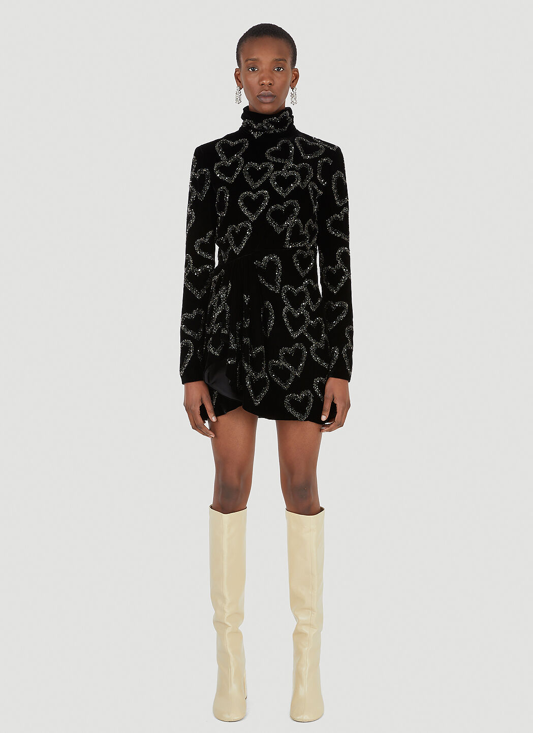 Saint laurent heart dress online