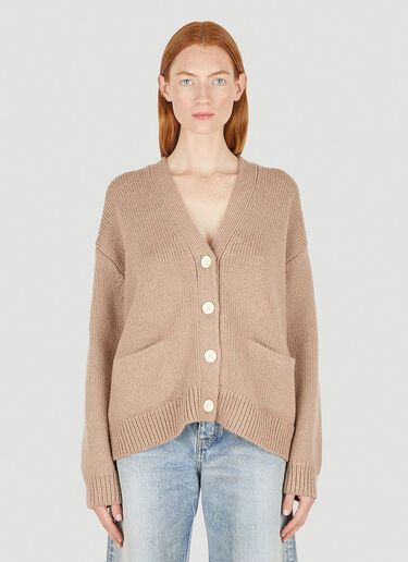 Acne Studios Relaxed Cardigan Brown acn0248015