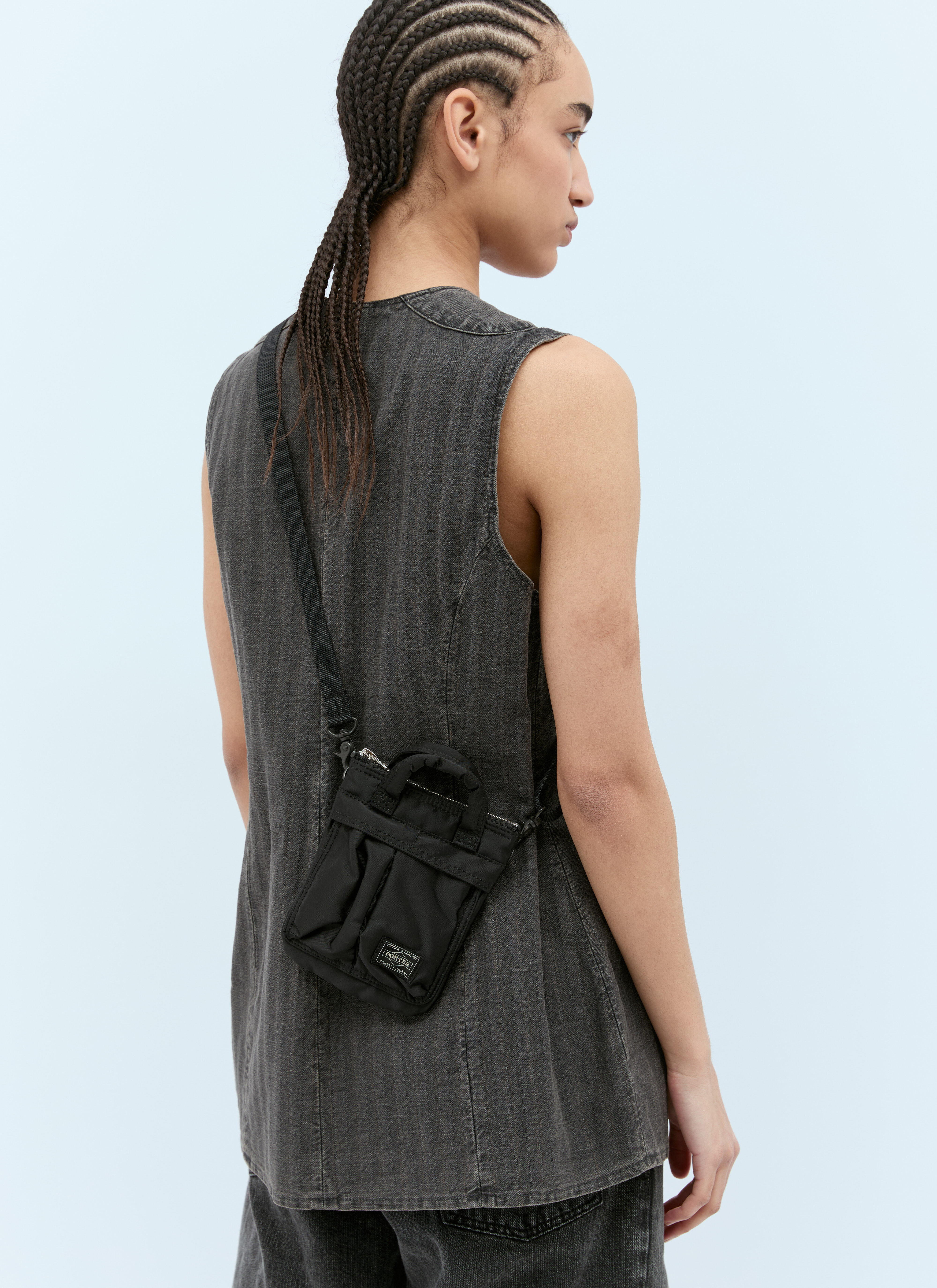 ヘッドポーター　ヘルメット　ミニ　ショルダーバッグ Porter-Yoshida & Co レディース ヘルメットミニバッグ の ブラック