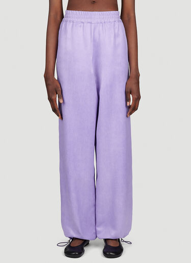 JW Anderson Wide Leg Suit Pants Purple jwa0253002