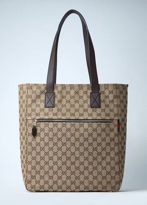 Gucci Medium GG Canvas Tote Bag Beige guc0161061