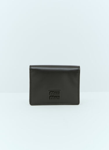 Miu Miu Small Leather Wallet Black miu0254052