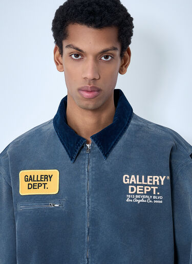 Gallery Dept. Zip-Front Jacket with Applique Patches Navy gdp0162059