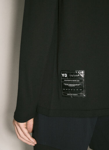 Y-3 M 런 긴팔 탑  블랙 yyy0158009