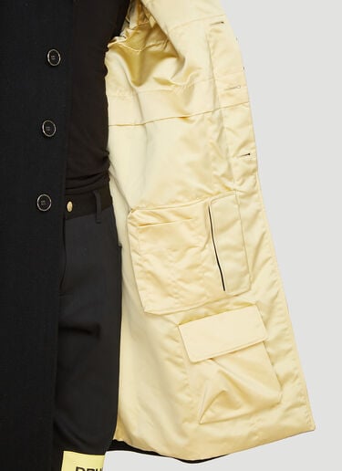 Satin Lined Classic Coat Raf Simons Satin Lined Classic Coat Black raf0134017