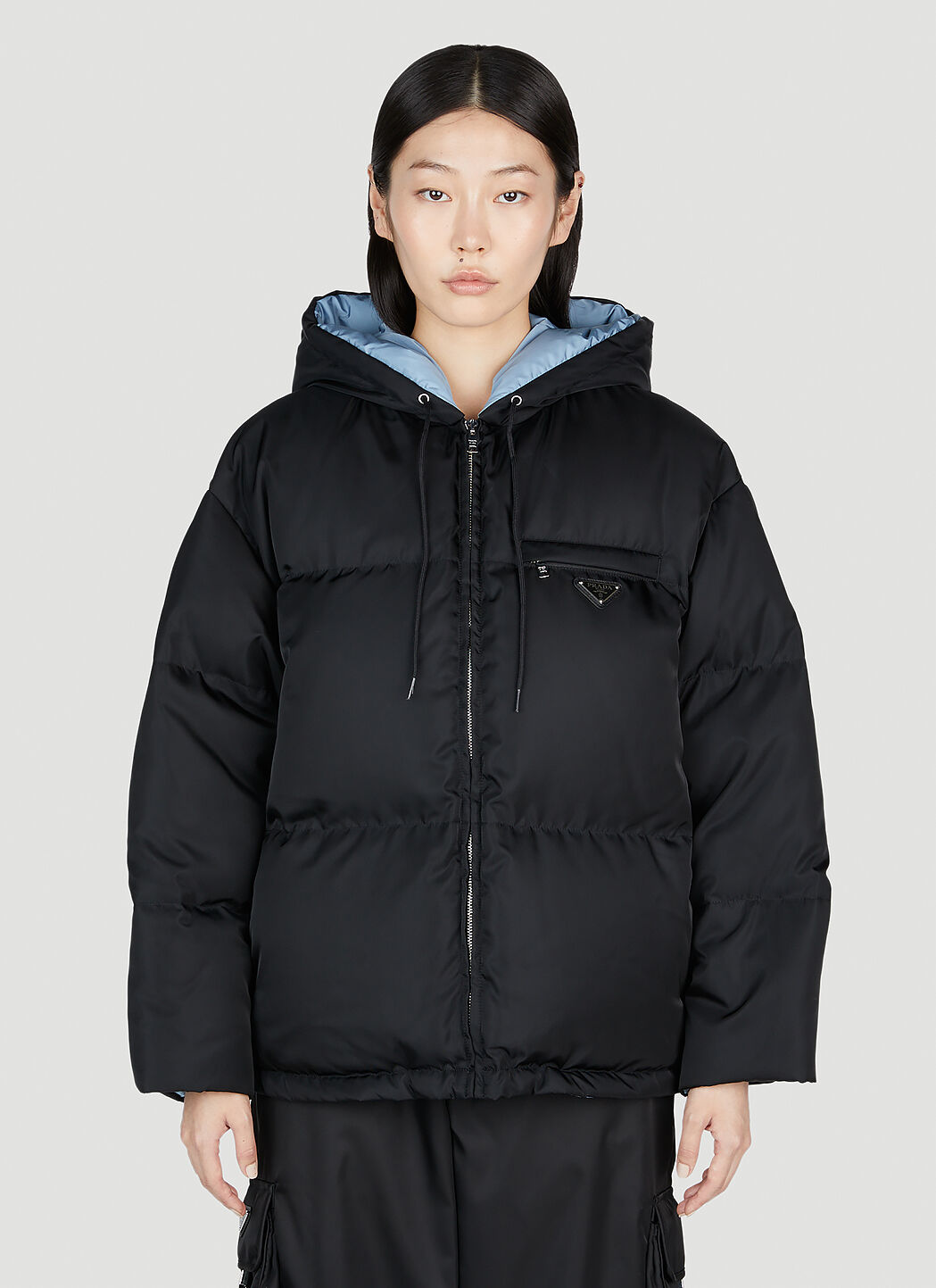 Prada puffer jacket sale new arrivals