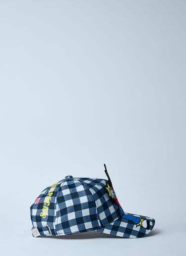 Walter Van Beirendonck Clown Motif Baseball Cap Blue wlt0160015