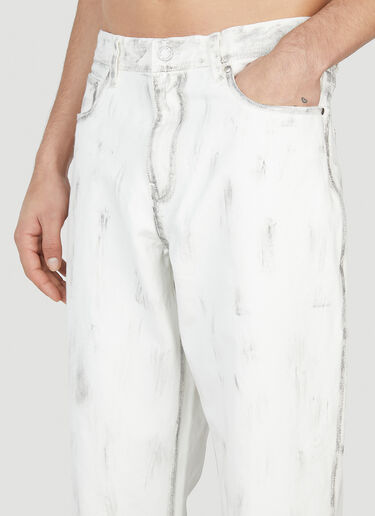 Pleasures Painted Pants White pls0151009