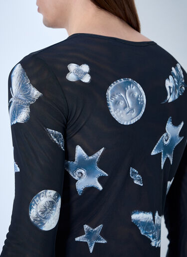 Chopova Lowena Workshop Mesh Top Black cho0360004