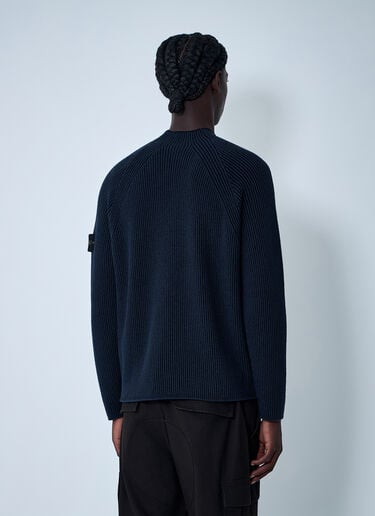 リブロゴパッチセーター Stone Island リブロゴパッチセーター ネイビー sto0162062