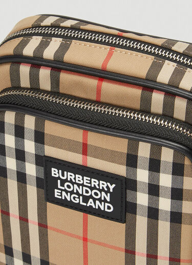 Burberry Vintage Check Crossbody Bag Beige bur0139029