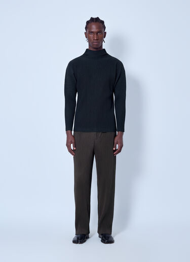 LN-CC® - Homme Plissé Issey Miyake: July Pleated Pants - Brown Homme Plissé Issey Miyake July Pleated Pants Brown hmp0166009