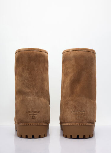 Balenciaga Alaska 人造毛皮低筒靴 棕 bal0257031