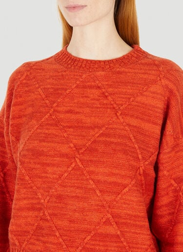 Wynn Hamlyn Mosaic Sweater Orange wyh0249004