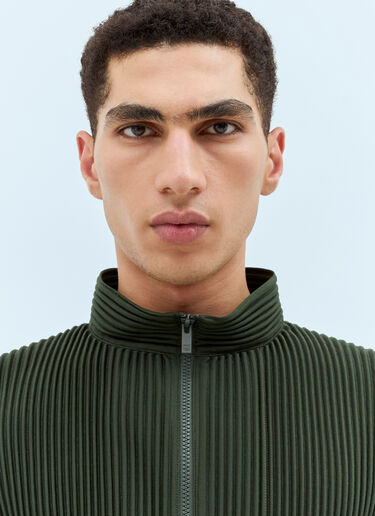 工装夹克  Homme Plissé Issey Miyake 工装夹克  绿色 hmp0157013