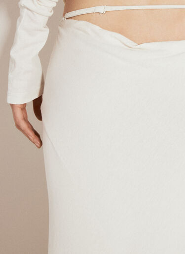 Entire Studios Tink Maxi Skirt White ent0254007