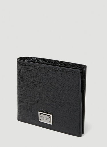Dolce & Gabbana Logo Plaque Wallet Black dol0151016
