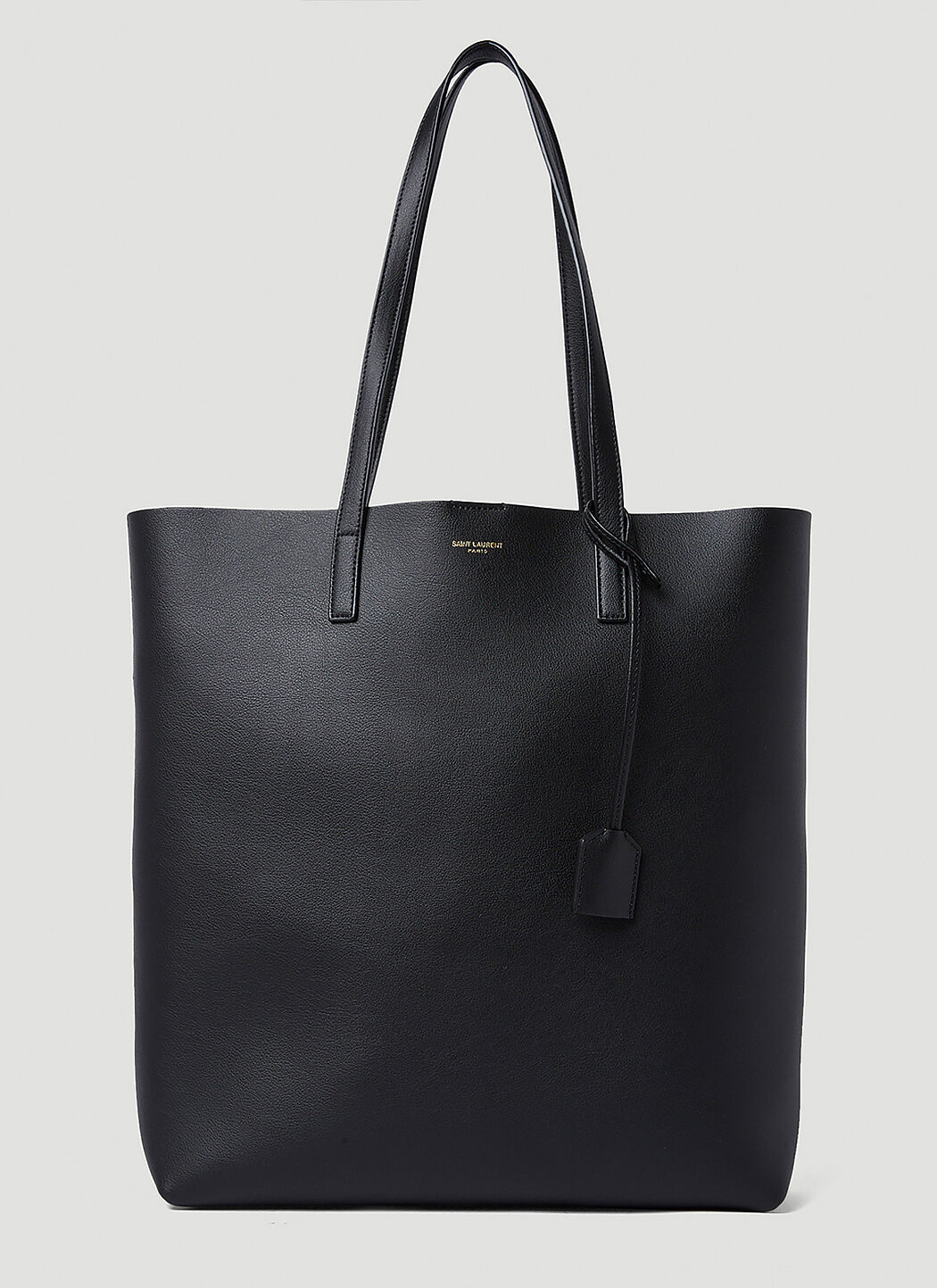 Saint Laurent North South Shopping Tote Bag in Black LN CC