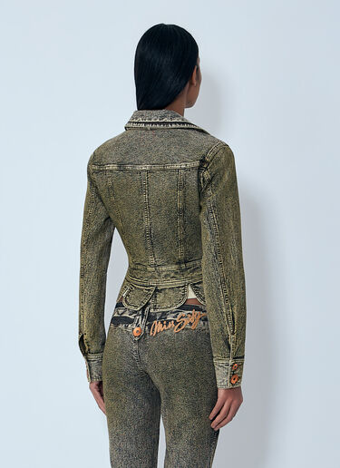 Miss Sixty x KNWLS Tie-Dye Denim Jacket Green msk0263018