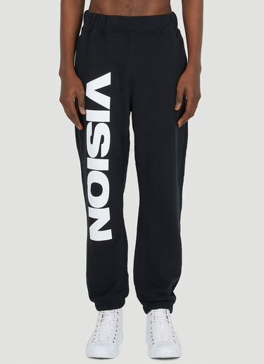 Vision Street Wear ロゴプリントトラックパンツ ブラック vsw0150009
