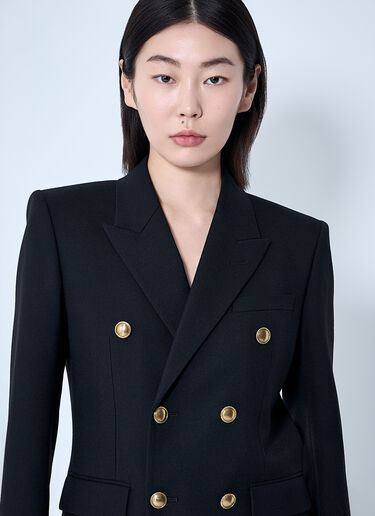Saint Laurent 羊毛华达呢西装外套  黑色 sla0259019