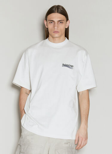 Balenciaga Large Fit T-Shirt White bal0153012