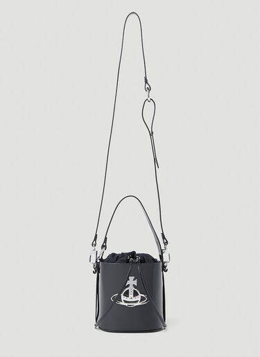Vivienne Westwood Daisy Drawstring Bucket Bag Black vvw0253040