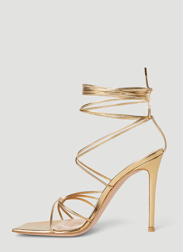 Gianvito Rossi Sylvie High Heel Sandals Gold gia0252005