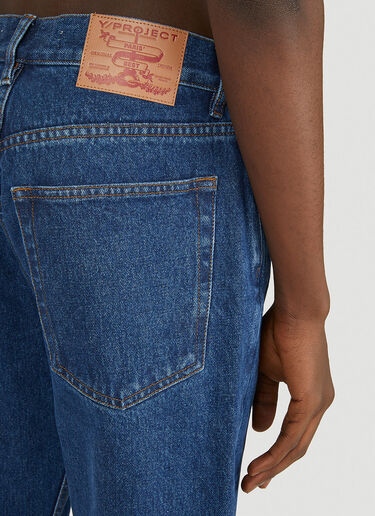 Y/Project Cowboy Cuff Jeans Blue ypr0349006