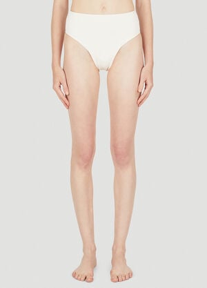 VETEMENTS 90s High Waisted Bikini Bottoms Blue vet0255003