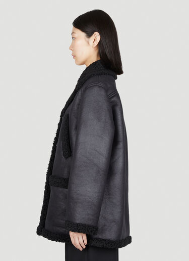 A.P.C. Clara 人造皮革飞行员夹克 黑色 apc0254001