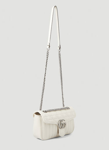 Gucci GG Marmont Matelassé Medium Shoulder Bag White guc0247189