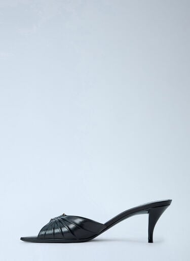 Saint Laurent Babylone Heeled Sandals Black sla0263032